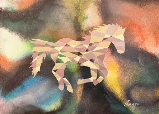 Stallion at Dusk III by Pragya Jain