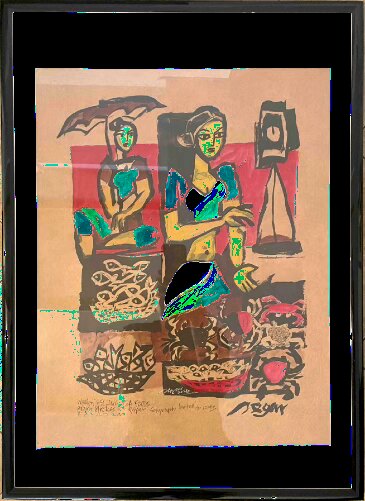 Women Selling Fish by Raja Segar